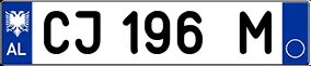 Truck License Plate